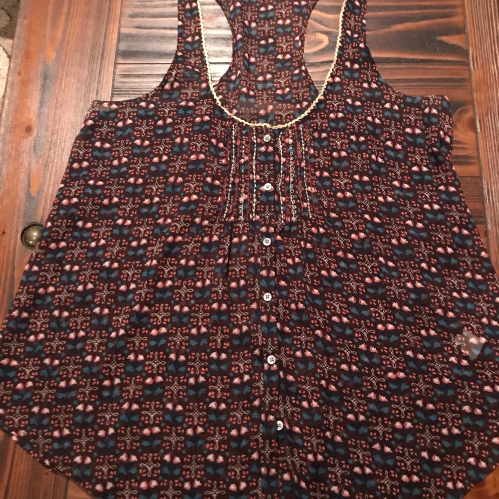 Brown Tank blouse from Aerie